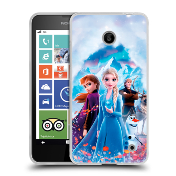 Пластиковый чехол на Nokia Lumia 630/635 с принтом Холодное сердце Frozen Пластиковый чехол на Nokia Lumia 630/635 с принтом Холодное сердце Frozen