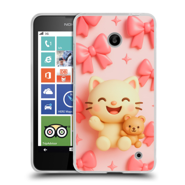 Пластиковый чехол на Nokia Lumia 630/635 с принтом для девочек