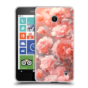 Пластиковый чехол на Nokia Lumia 630/635 с принтом Розы цветы Пластиковый чехол на Nokia Lumia 630/635 с принтом Розы цветы