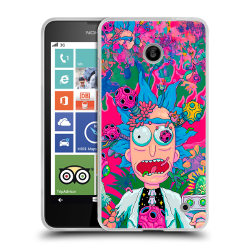 Пластиковый чехол на Nokia Lumia 630/635 с принтом Рик и Морти Rick Morty Пластиковый чехол на Nokia Lumia 630/635 с принтом Рик и Морти Rick Morty