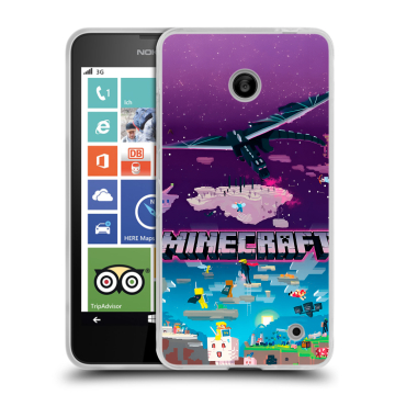 Пластиковый чехол на Nokia Lumia 630/635 с принтом Майнкрафт Minecraft Пластиковый чехол на Nokia Lumia 630/635 с принтом Майнкрафт Minecraft
