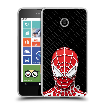 Пластиковый чехол на Nokia Lumia 630/635 с принтом человек паук spiderman