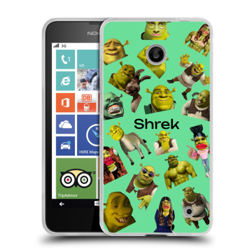 Пластиковый чехол на Nokia Lumia 630/635 с принтом Шрек Shrek