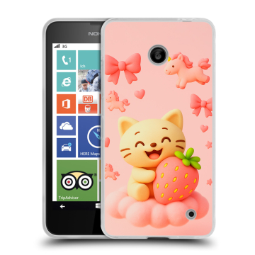 Пластиковый чехол на Nokia Lumia 630/635 с принтом для девочек Пластиковый чехол на Nokia Lumia 630/635 с принтом для девочек