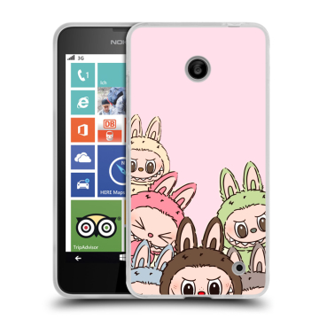 Пластиковый чехол на Nokia Lumia 630/635 с принтом Лабубу