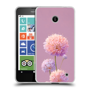 Пластиковый чехол на Nokia Lumia 630/635 с принтом Цветы