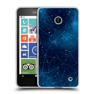 Пластиковый чехол на Nokia Lumia 630/635 с принтом Космос звезды