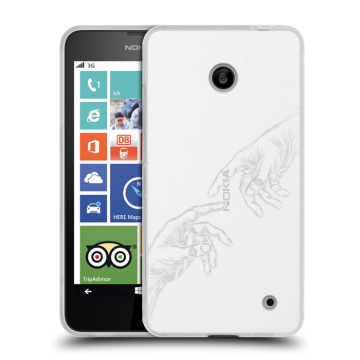 Пластиковый чехол на Nokia Lumia 630/635 с принтом Сотворение мира