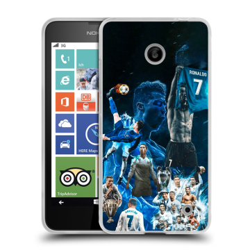 Пластиковый чехол на Nokia Lumia 630/635 с принтом Реал Роналдо