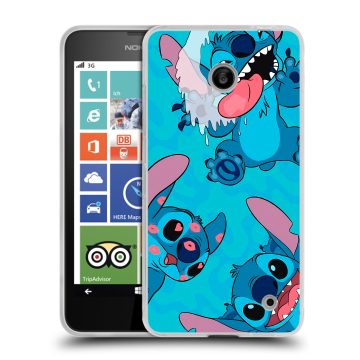 Пластиковый чехол на Nokia Lumia 630/635 с принтом Лило и Стич