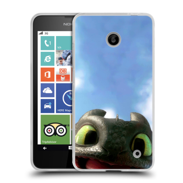 Пластиковый чехол на Nokia Lumia 630/635 с принтом Как приручить дракона Пластиковый чехол на Nokia Lumia 630/635 с принтом Как приручить дракона