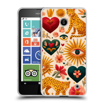 Пластиковый чехол на Nokia Lumia 630/635 с принтом Модный принт