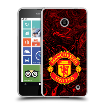 Пластиковый чехол на Nokia Lumia 630/635 с принтом Manchester United