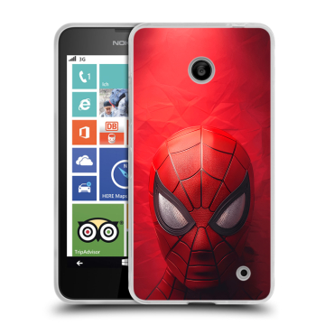 Пластиковый чехол на Nokia Lumia 630/635 с принтом Spiderman Человек паук