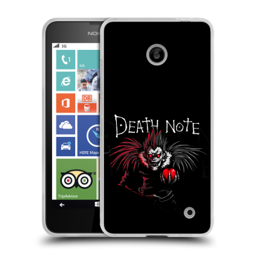 Пластиковый чехол на Nokia Lumia 630/635 с принтом Death note Тетрадь смерти Пластиковый чехол на Nokia Lumia 630/635 с принтом Death note Тетрадь смерти