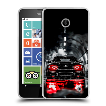 Пластиковый чехол на Nokia Lumia 630/635 с принтом BMW БМВ