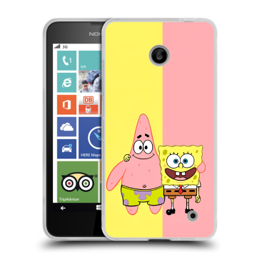 Пластиковый чехол на Nokia Lumia 630/635 с принтом Спанч боб Спанчбоб Пластиковый чехол на Nokia Lumia 630/635 с принтом Спанч боб Спанчбоб