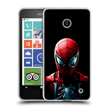 Пластиковый чехол на Nokia Lumia 630/635 с принтом Spiderman Человек паук