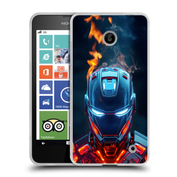 Пластиковый чехол на Nokia Lumia 630/635 с принтом IronMan Железный человек