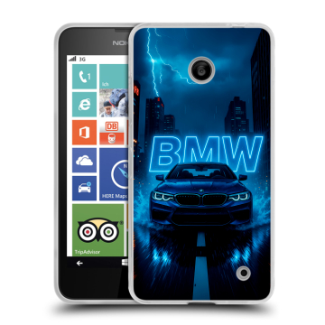 Пластиковый чехол на Nokia Lumia 630/635 с принтом BMW БМВ