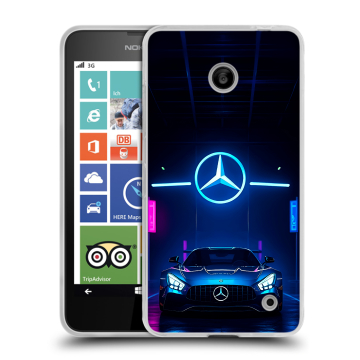 Пластиковый чехол на Nokia Lumia 630/635 с принтом Mercedes Мерседес Пластиковый чехол на Nokia Lumia 630/635 с принтом Mercedes Мерседес