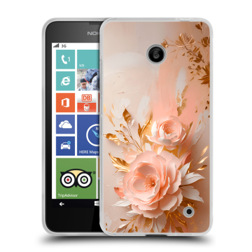 Пластиковый чехол на Nokia Lumia 630/635 с принтом женский