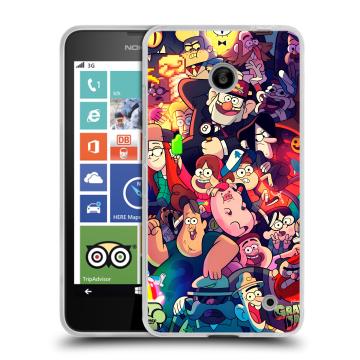Пластиковый чехол на Nokia Lumia 630/635 с принтом Gravity Falls Гравити Фолз Пластиковый чехол на Nokia Lumia 630/635 с принтом Gravity Falls Гравити Фолз