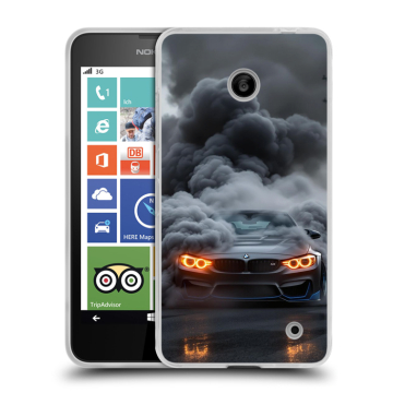 Пластиковый чехол на Nokia Lumia 630/635 с принтом BMW БМВ