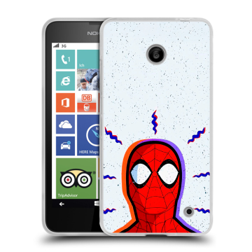 Пластиковый чехол на Nokia Lumia 630/635 с принтом Spiderman Человек паук