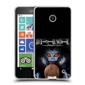 Пластиковый чехол на Nokia Lumia 630/635 с принтом Death note Тетрадь смерти