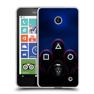 Пластиковый чехол на Nokia Lumia 630/635 с принтом Игра Кальмара