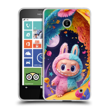Пластиковый чехол на Nokia Lumia 630/635 с принтом Labubu Лабубу