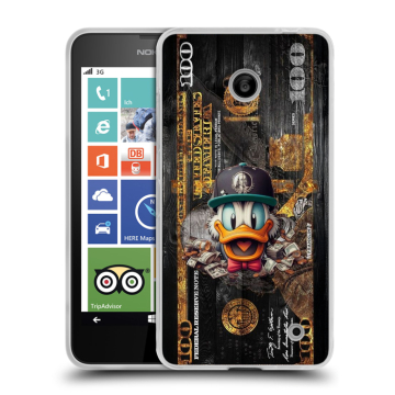 Пластиковый чехол на Nokia Lumia 630/635 с принтом Дональд Дак Доллар Пластиковый чехол на Nokia Lumia 630/635 с принтом Дональд Дак Доллар