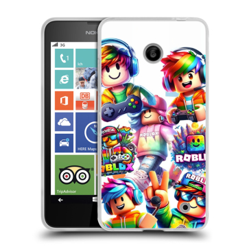 Пластиковый чехол на Nokia Lumia 630/635 с принтом Roblox Роблокс Пластиковый чехол на Nokia Lumia 630/635 с принтом Roblox Роблокс