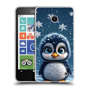 Пластиковый чехол на Nokia Lumia 630/635 с принтом Новый год