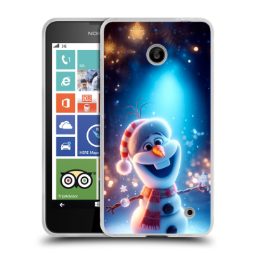 Пластиковый чехол на Nokia Lumia 630/635 с принтом Новый год
