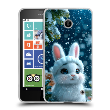 Пластиковый чехол на Nokia Lumia 630/635 с принтом Новый год