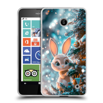 Пластиковый чехол на Nokia Lumia 630/635 с принтом Новый год