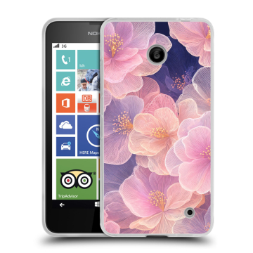 Пластиковый чехол на Nokia Lumia 630/635 с принтом женский