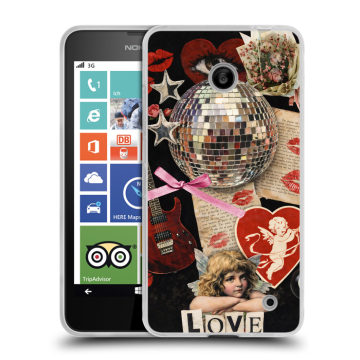 Пластиковый чехол на Nokia Lumia 630/635 с принтом для девочек