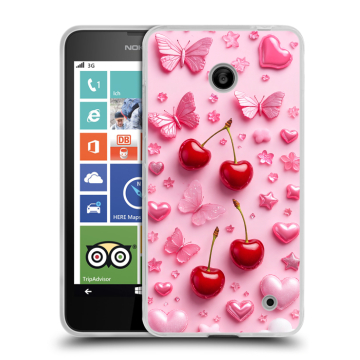 Пластиковый чехол на Nokia Lumia 630/635 с принтом для девочек Пластиковый чехол на Nokia Lumia 630/635 с принтом для девочек