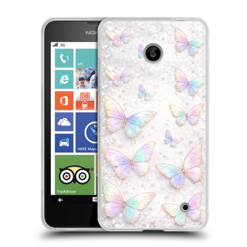 Пластиковый чехол на Nokia Lumia 630/635 с принтом женский