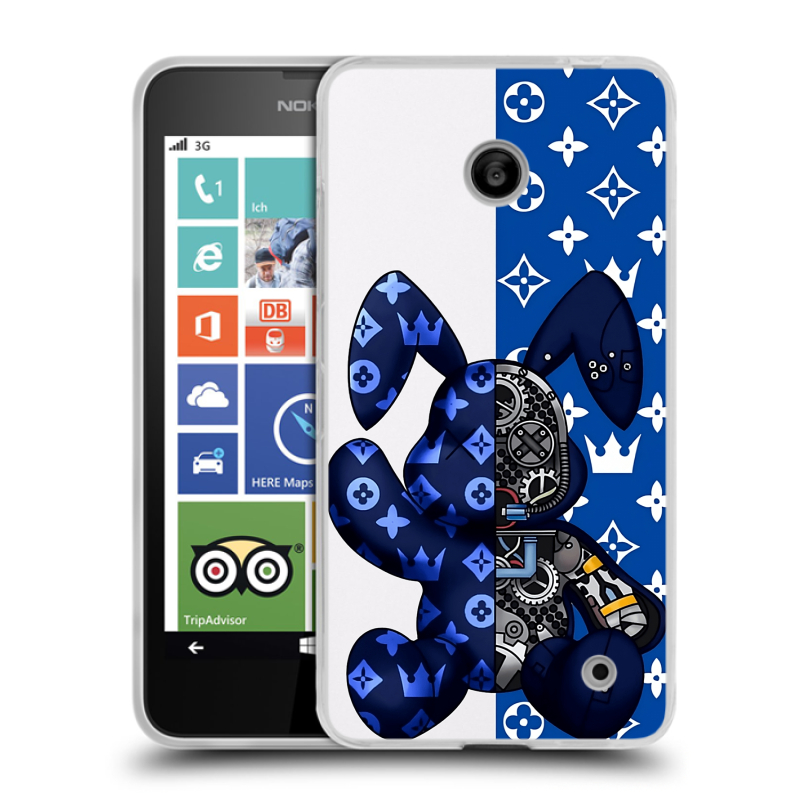 Пластиковый чехол на Nokia Lumia 630/635 с принтом Луи робот Пластиковый чехол на Nokia Lumia 630/635 с принтом Луи робот