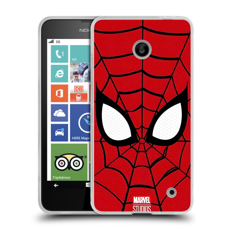 Пластиковый чехол на Nokia Lumia 630/635 с принтом человек паук spiderman Пластиковый чехол на Nokia Lumia 630/635 с принтом человек паук spiderman