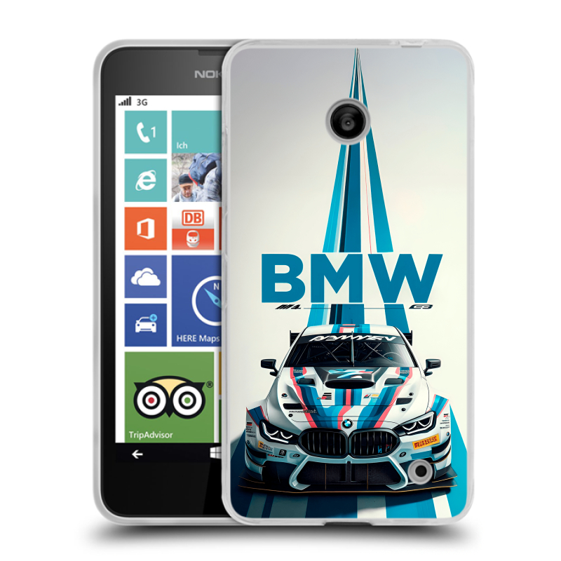 Пластиковый чехол на Nokia Lumia 630/635 с принтом БМВ BMW Пластиковый чехол на Nokia Lumia 630/635 с принтом БМВ BMW