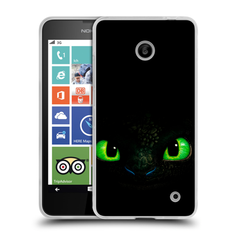 Пластиковый чехол на Nokia Lumia 630/635 с принтом Как приручить дракона Пластиковый чехол на Nokia Lumia 630/635 с принтом Как приручить дракона