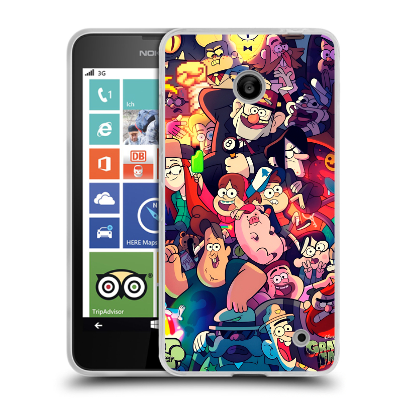 Пластиковый чехол на Nokia Lumia 630/635 с принтом Gravity Falls Гравити Фолз Пластиковый чехол на Nokia Lumia 630/635 с принтом Gravity Falls Гравити Фолз