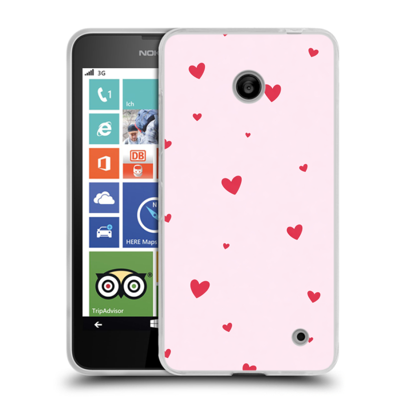 Пластиковый чехол на Nokia Lumia 630/635 с принтом для девочек Пластиковый чехол на Nokia Lumia 630/635 с принтом для девочек