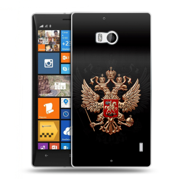 Силиконовый чехол на Nokia Lumia 930 с принтом Герб России Силиконовый чехол на Nokia Lumia 930 с принтом Герб России
