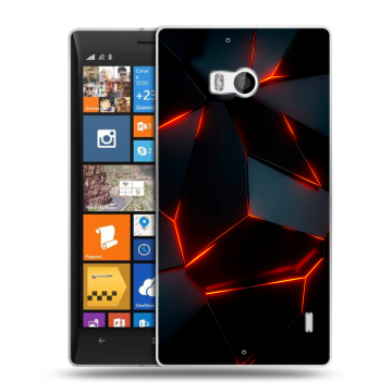 Силиконовый чехол на Nokia Lumia 930 с принтом Яркие абстракции Силиконовый чехол на Nokia Lumia 930 с принтом Яркие абстракции
